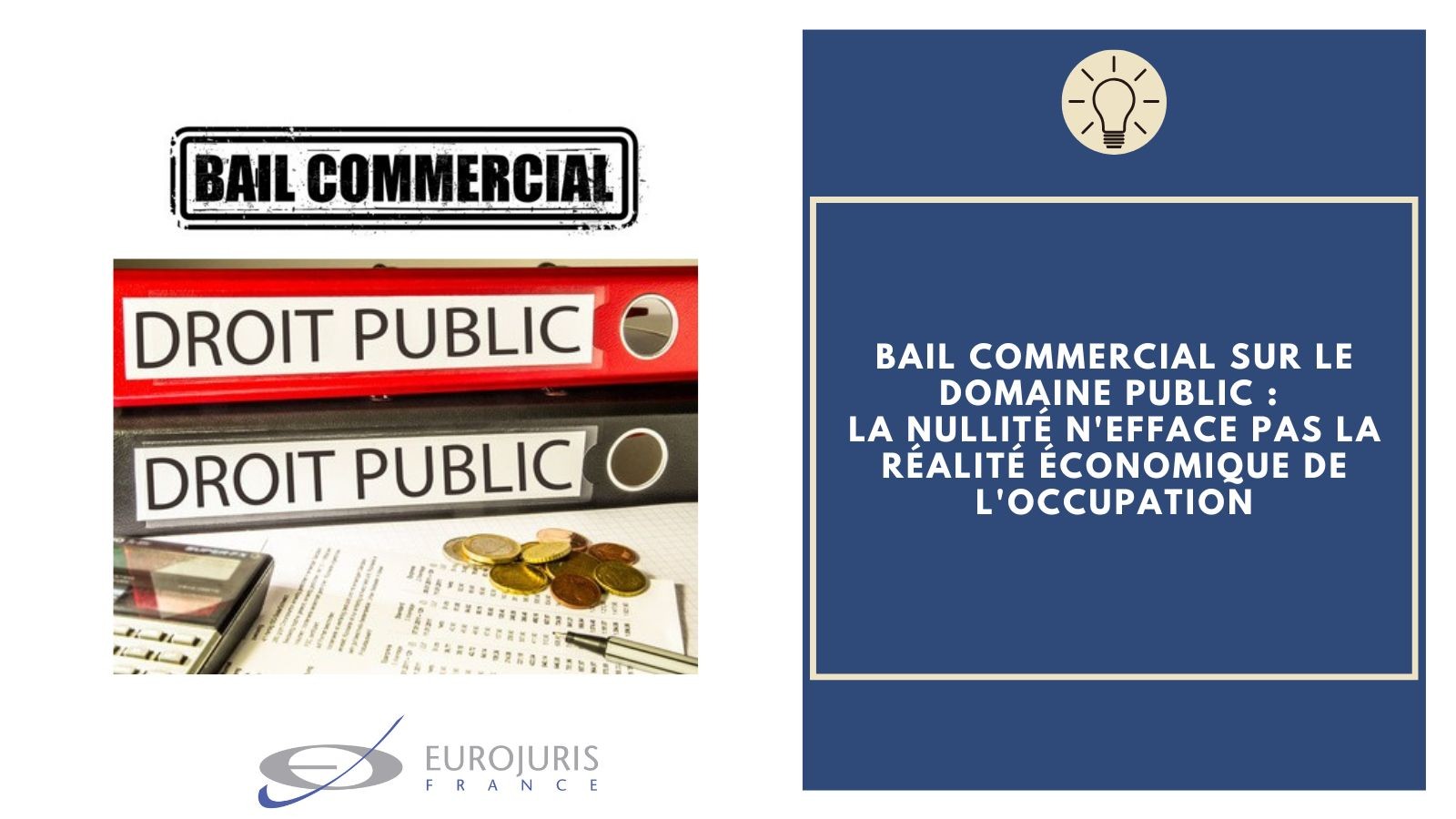 Bail commercial sur domaine public